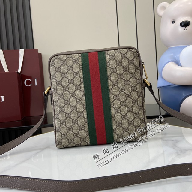 Gucci專櫃古馳最經典款男士單肩斜挎包 jh2809型號:  547926